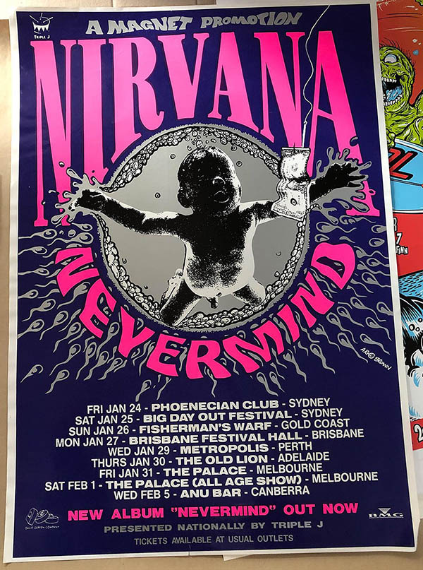 NIRVANA - Nevermind Poster 36 x 24in