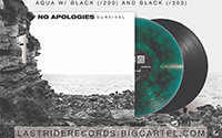 Last Ride Records Announce NO APOLOGIES "Survival" LP 